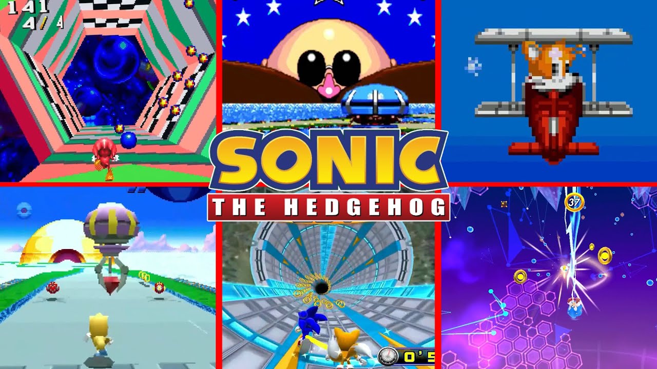 Evolution of Special Stages in Sonic Games (1991-2023)
