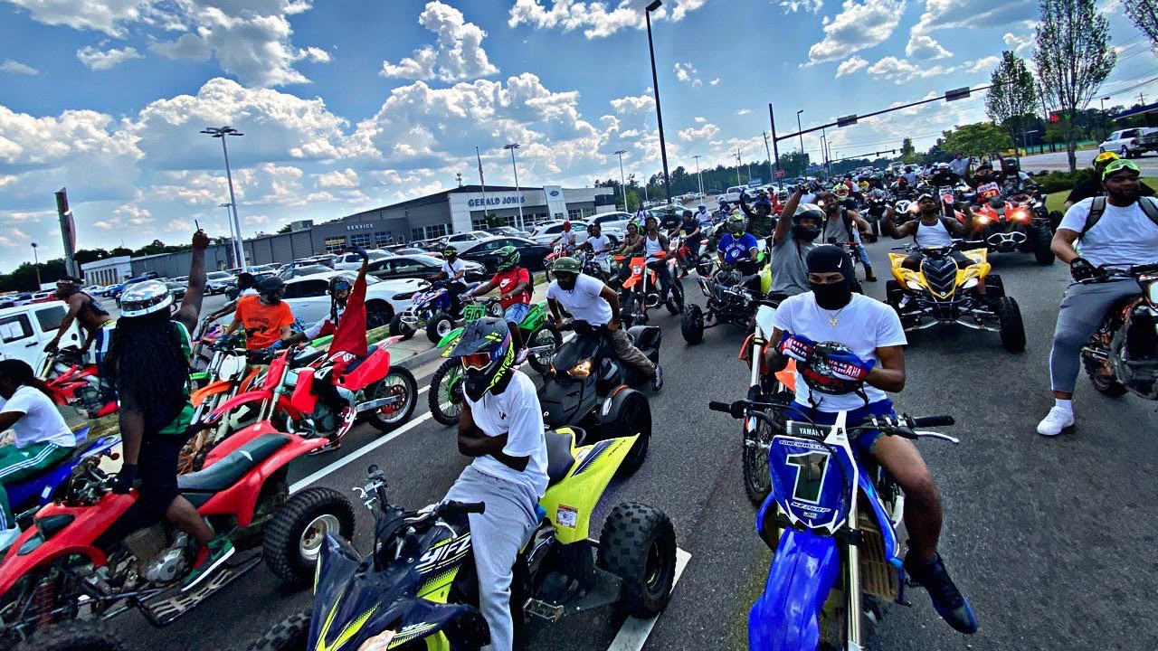 TWO DIRT BIKE ACCIDENTS HAPPENED AT ONCE!!! *Augusta 2021 Ride Out* | Leek GT