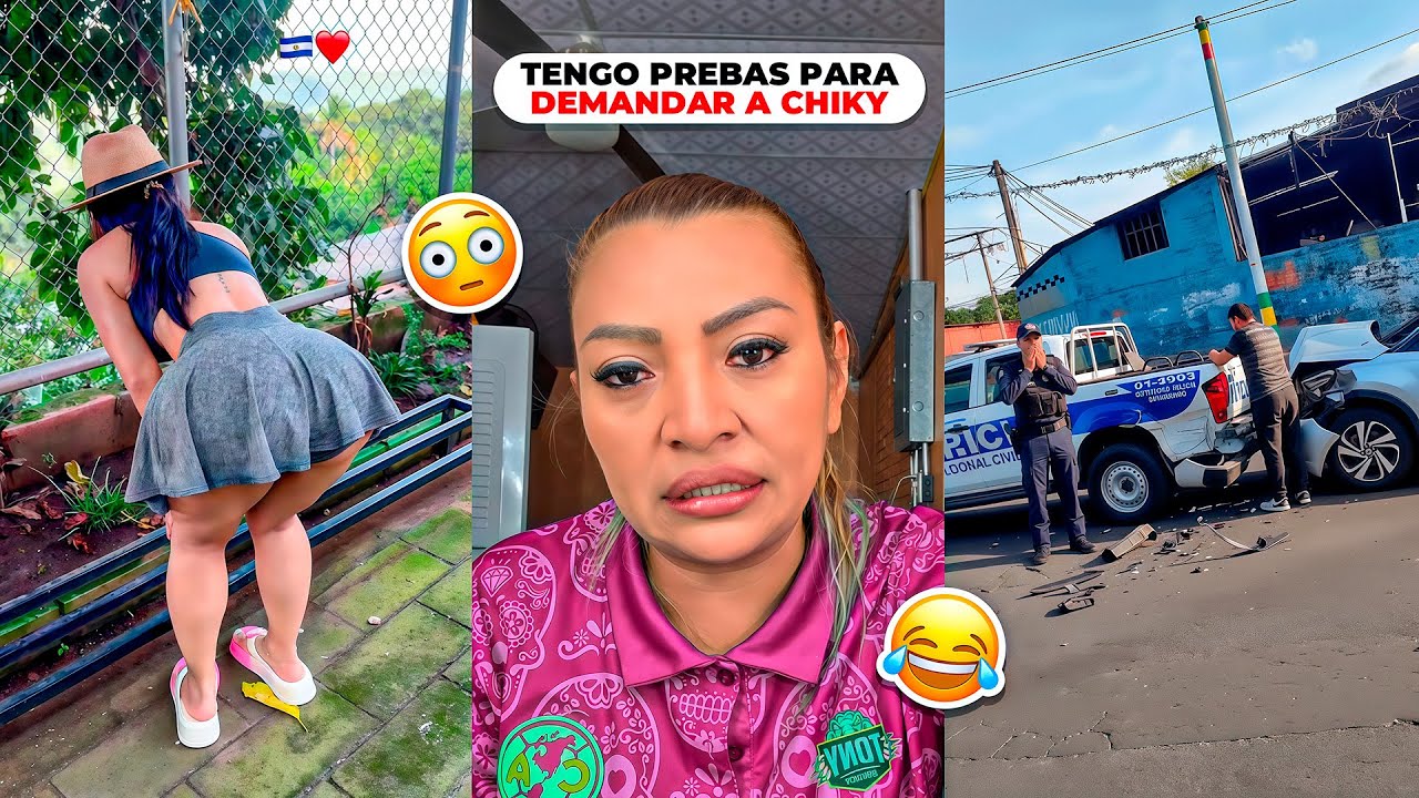Yanira Berrios PELEA y DEMANDA 😱 La Moysito, Accidente PATRULLA PNC 😂 Virales TikTok El Salvador 🇸🇻