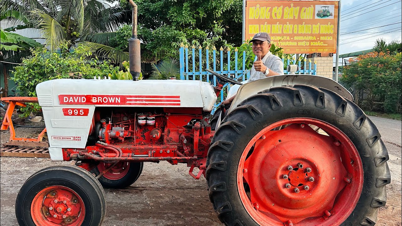 David Brown 995 Xe Kéo Bền Bỉ Công Suất 62HP. Ae quan tâm LH 0918.152.958 | Nông Cơ Bảy Ghì