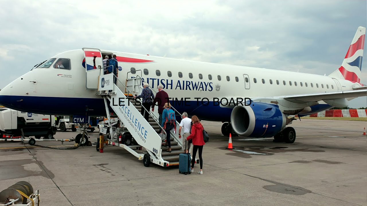 TRIP REPORT BRITISH AIRWAY'S E190SR CITY FLYER FROM EDINBURGH TO JERSEY WITH  TRAVEL WITH JULIAN