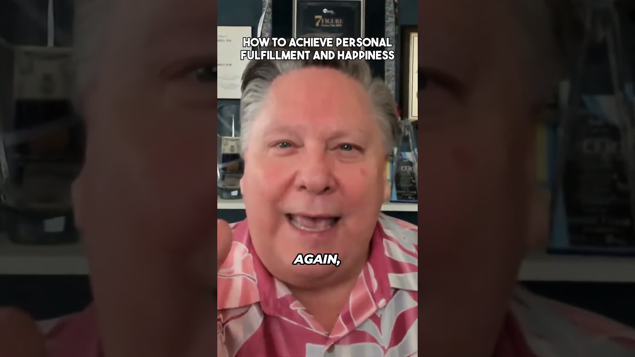 How To Achieve Personal Fulfillment and Happiness | Robert Hollis