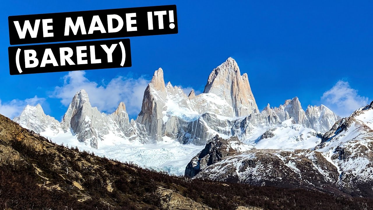 EL CHALTEN, ARGENTINA:  We hike Fitz Roy (barely) and visit Perito Moreno Glacier! | Ep  80