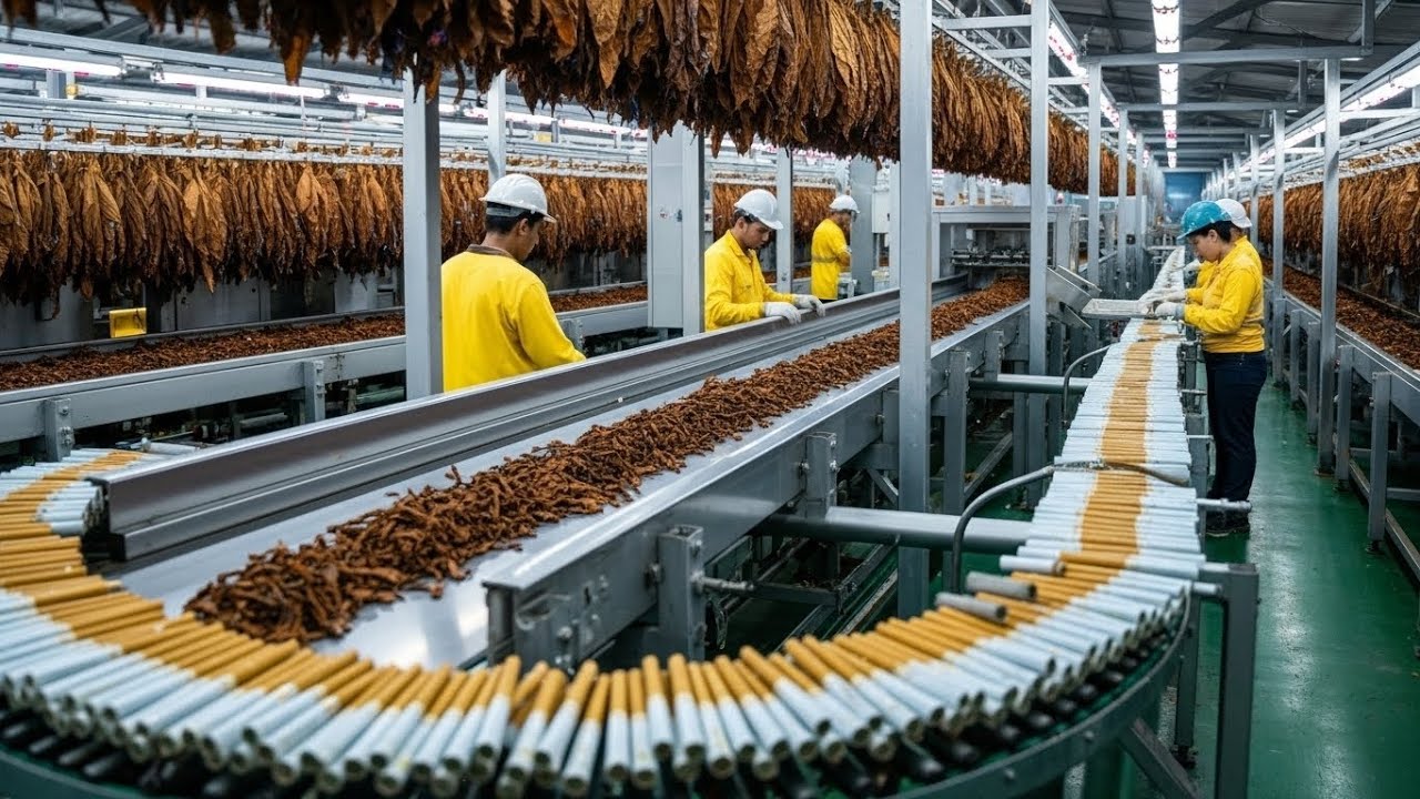 Inside Tobacco Factory – Full Process How Luxury Blends Are Made