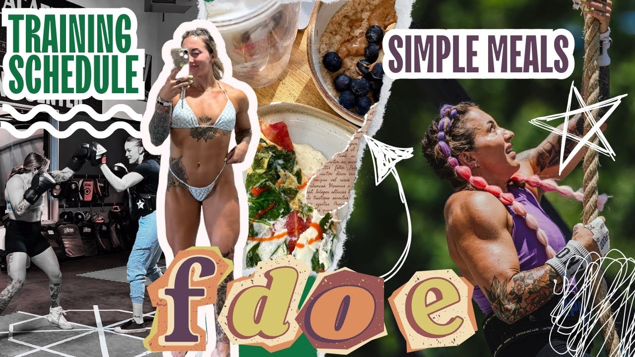 FULL DAY OF EATING [with macros] + Simple Meals, & Current Training Schedule/Plans