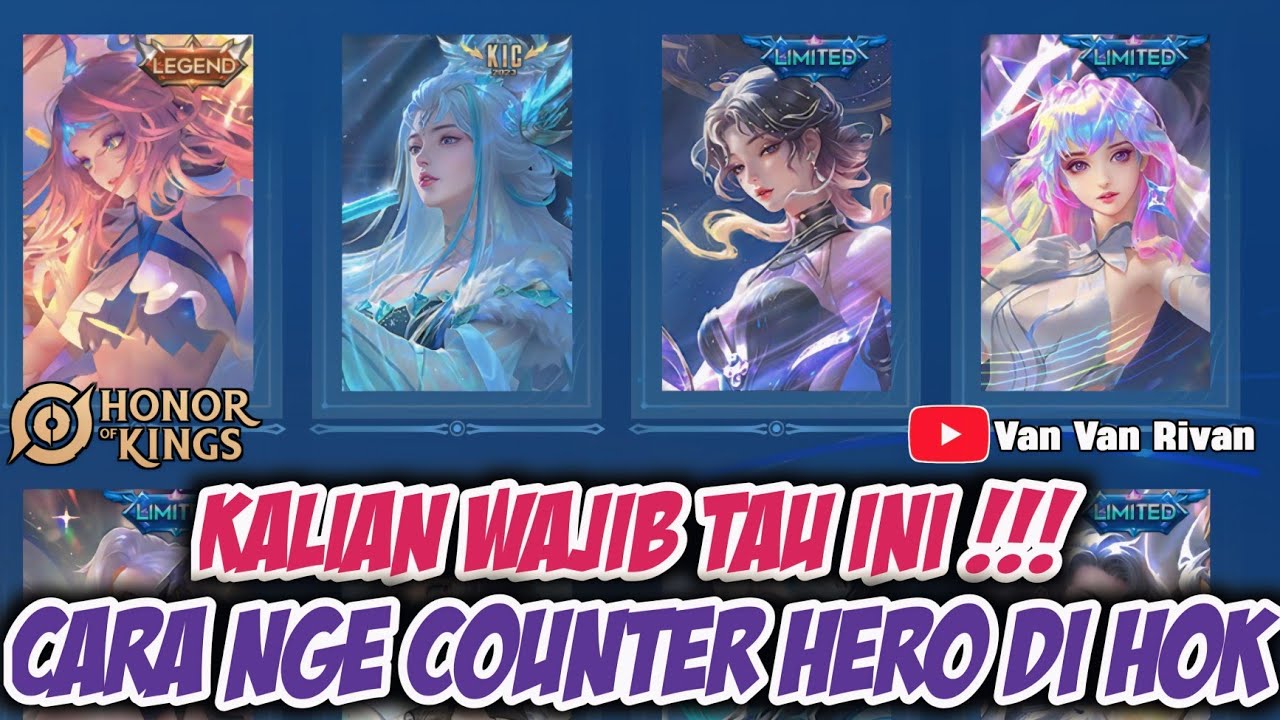 PELAJARI CARA COUNTER HERO DI HOK || KALIAN WAJIB NONTON INI !!! - HONOR OF KINGS INDONESIA