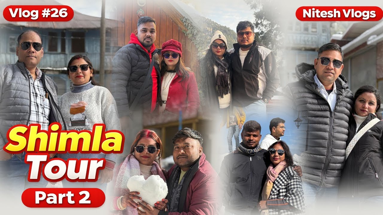 Shimla Tour Part 2 | Mall Road & Christ Church Shimla | Local Sightseeing 😍❄️ | Nitesh Vlogs