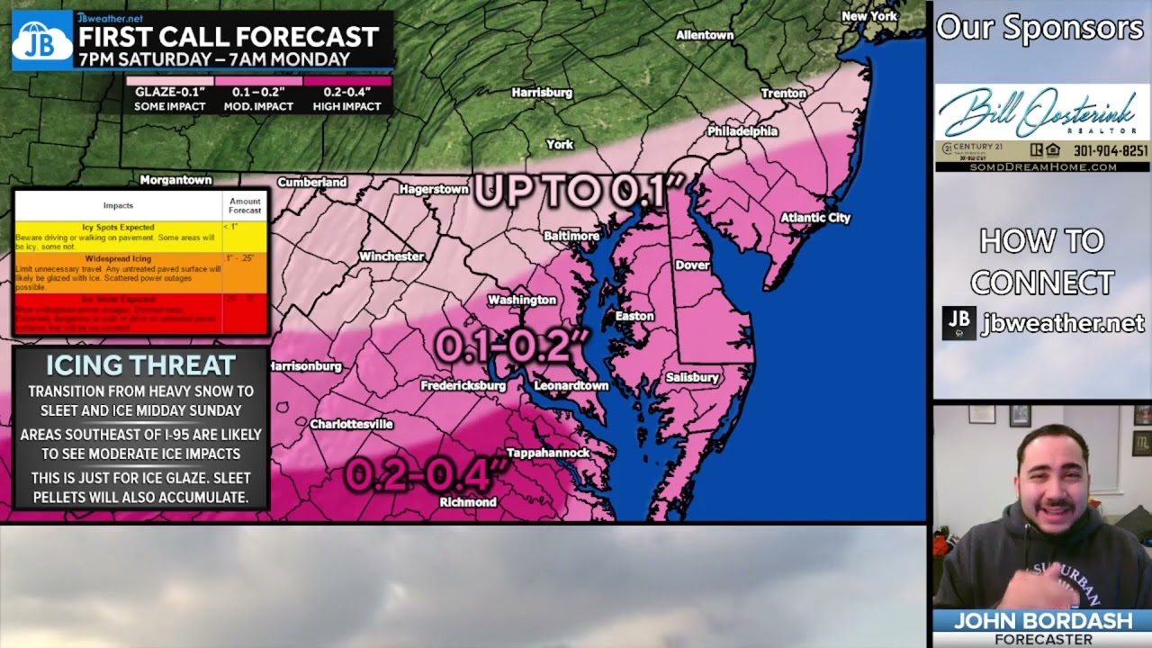 THURSDAY PM WINTER STORM FORECAST | JB Weather