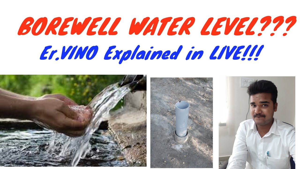 HOW TO FIND WATER LEVEL IN BOREWELL Explained By Er.VINO