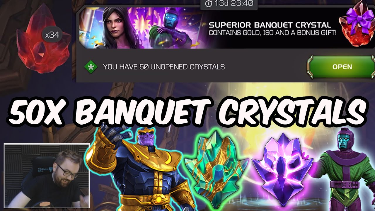 50 кристаллов Superior Banquet в честь открытия &mdash; подарочное событие 2024 года &mdash; Marvel Contest o...