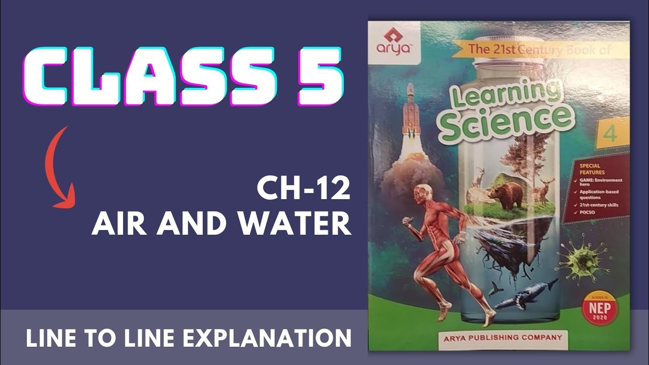 CBSE Learning Science Book Class 5 Chapter 12 Air and Water