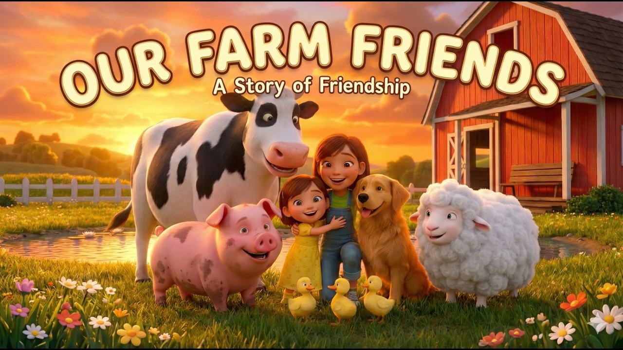 Nursery Rhymes Old MacDonald Had A Farm | Aarya & Ava | The Green Orbs