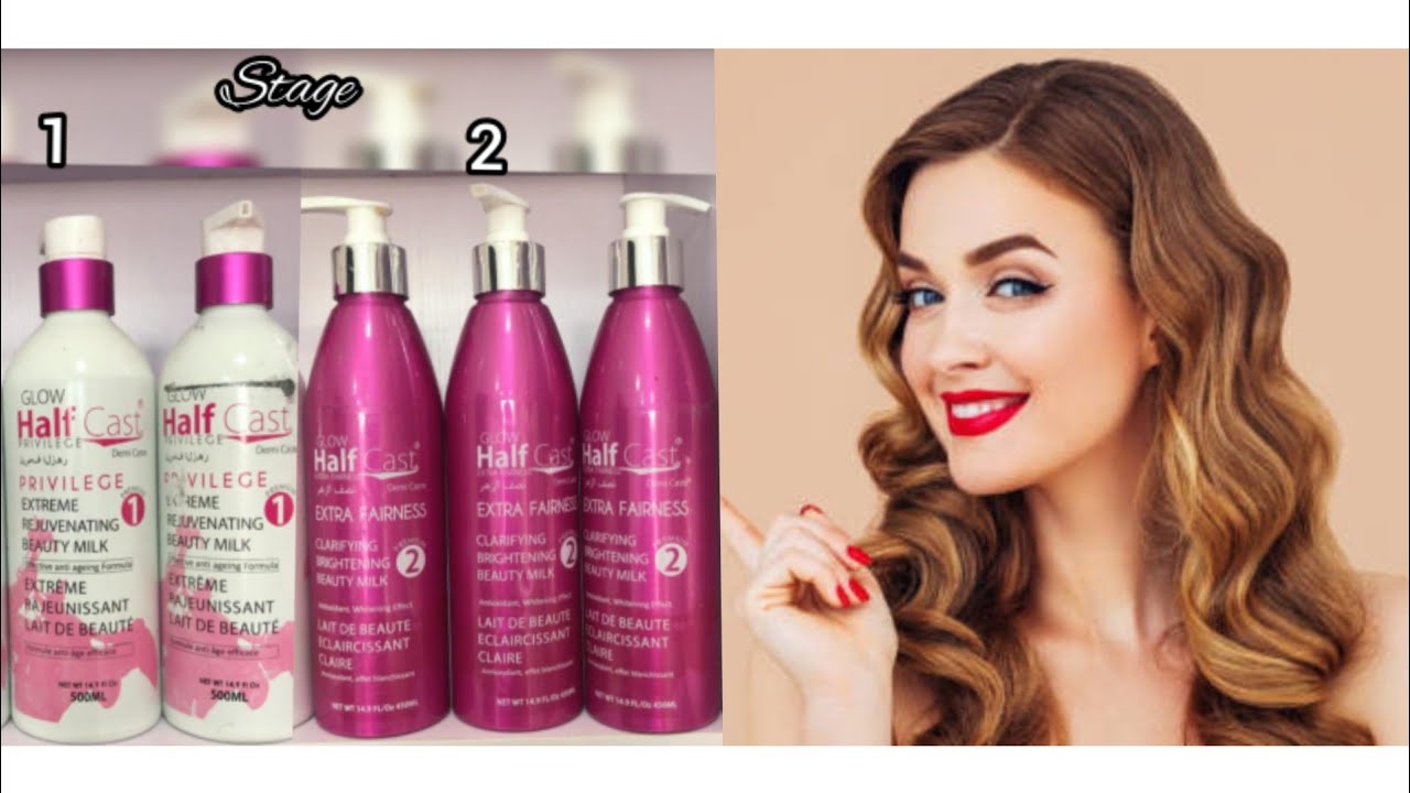 GLOW HALF CAST PRIVILEGED AND EXTRA FAIRNESS BEAUTY MILK LOTION #whiting #lighting #skincare