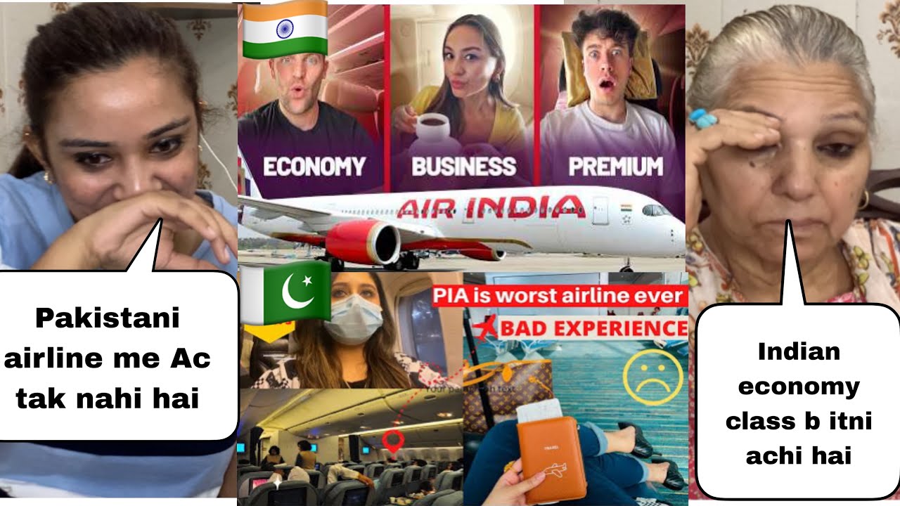 Indian Airline Experience 🇮🇳 VS Pakistani Airline Experience 🇵🇰 ||Pakistani Reaction
