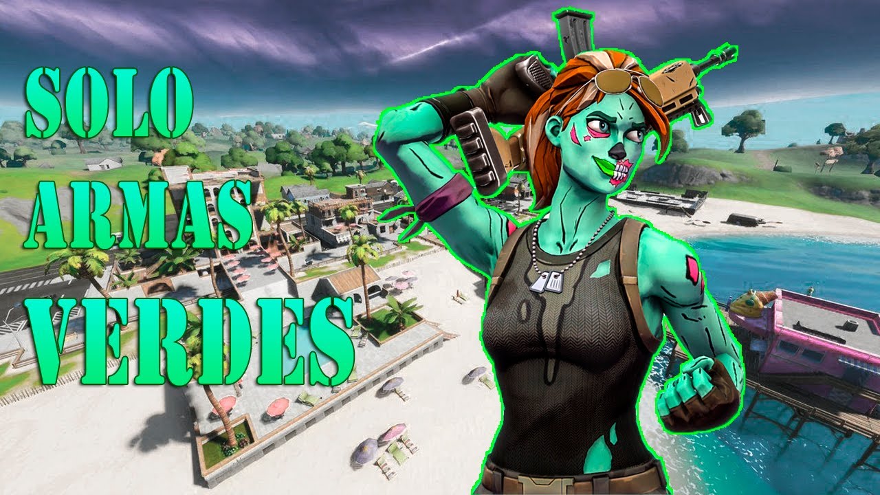 💀¡GANANDO SOLO con ARMAS VERDES! 💀 ~ FORTNITE 2 SEASON 4