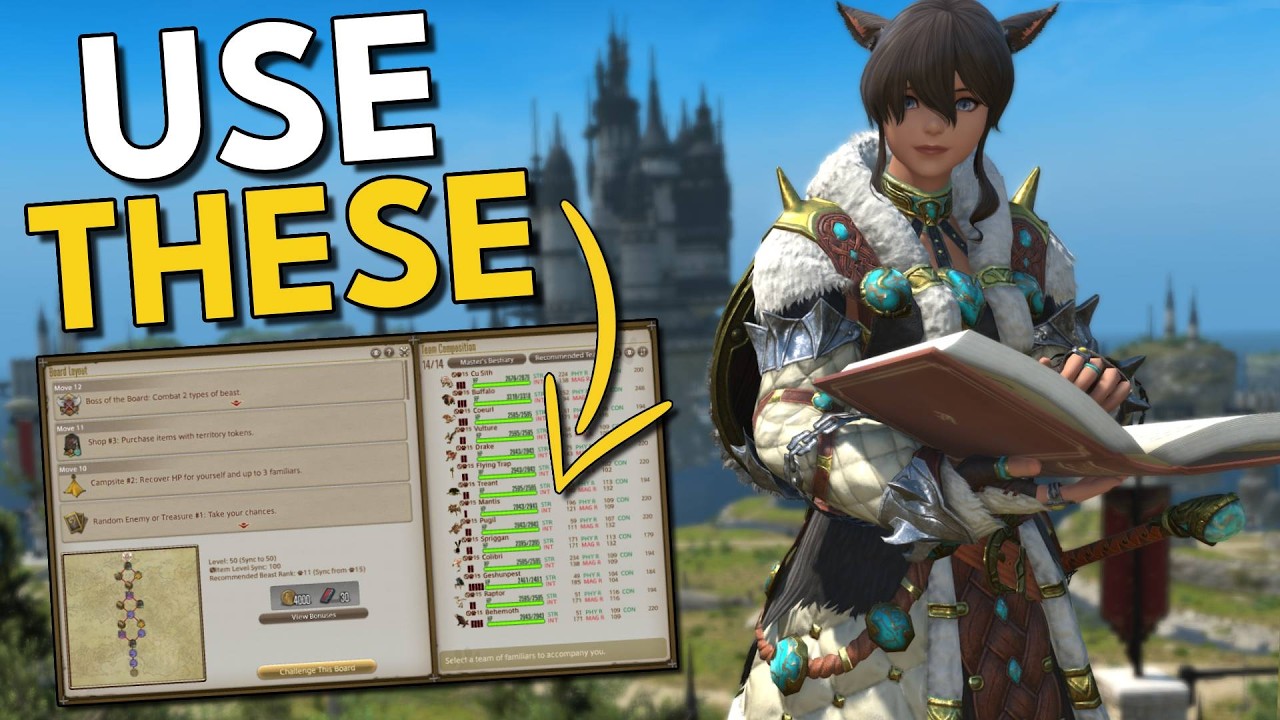 Beastmaster Crucible of the Unbroken Boards 1-3 - FFXIV Guide