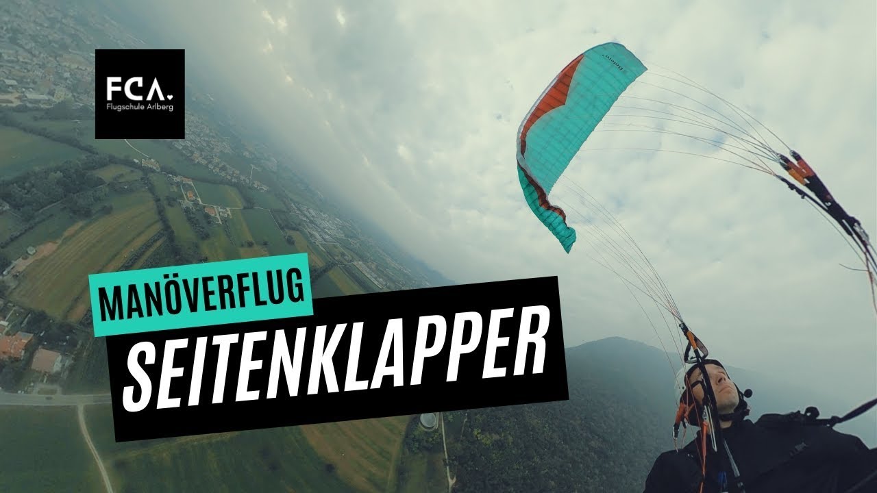 SEITLICHER EINKLAPPER - Ausbildungsmanöver - Flugschule Arlberg
