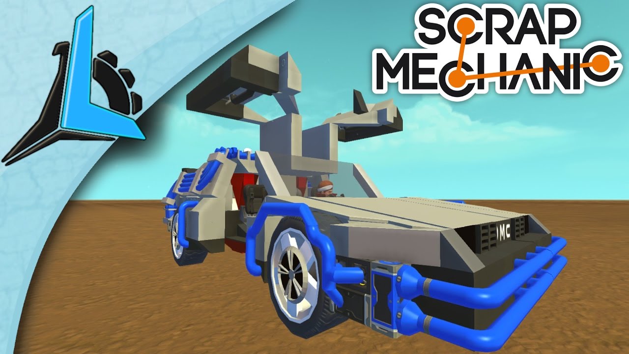 Scrap Mechanic- DeLorean Transformer (Showcase) (HD)