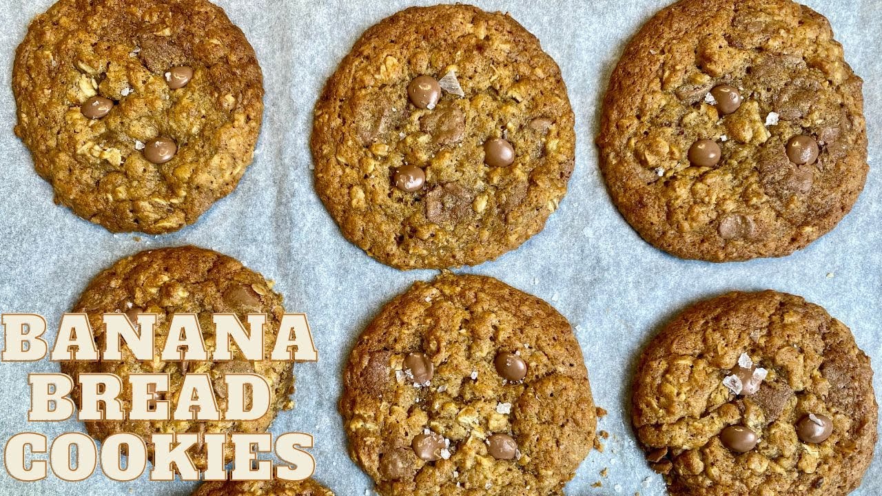 Soft & Chewy Banana Bread Cookies - The Perfect Twist on a Classic!🍌🍪✨