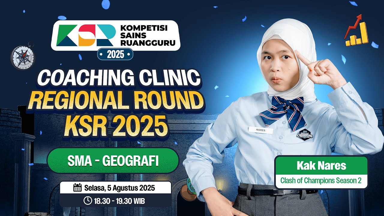 [LIVE] GEOGRAFI SMA | Coaching Clinic Regional Round KSR 2025