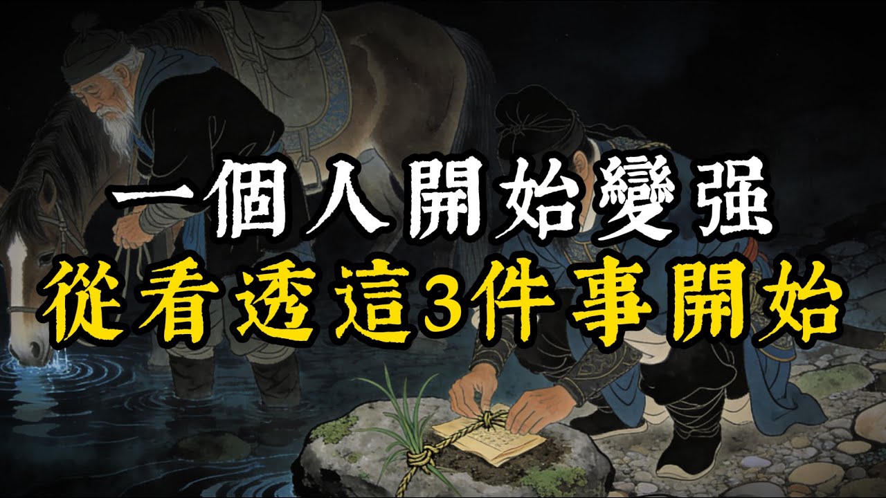 一個人開始變强從看透這3件事開始#智慧#强者謀略#人生感悟#處世智慧#人際關係