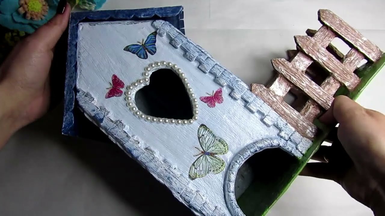 Идея из картона .Чайный домик\Idea from cardboard. Tea house