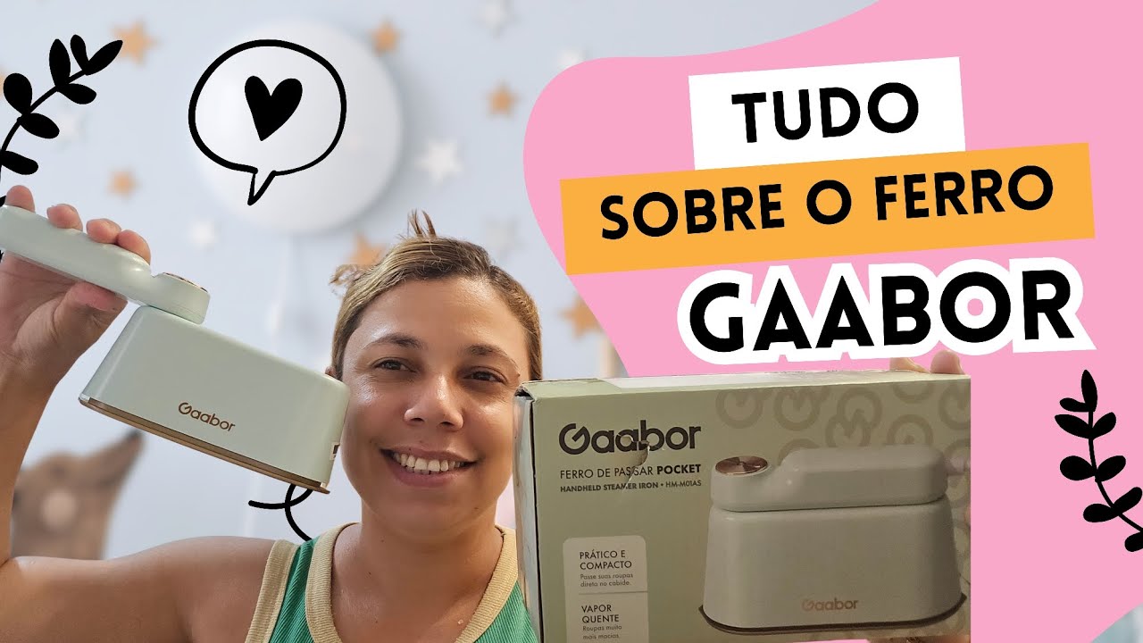 Ferro de passar pocket GAABOR #RESENHA #gaabor 