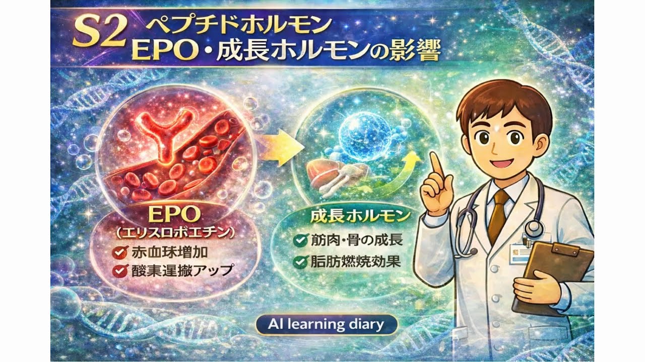 【ドーピング解説シリーズ】S2ペプチドホルモン（EPO・成長ホルモン）が身体に及ぼす本当の影響