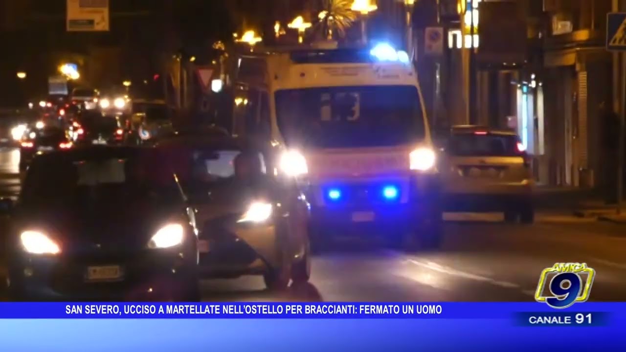 San Severo - Ucciso a martellate nell'ostello per braccianti, fermato un uomo