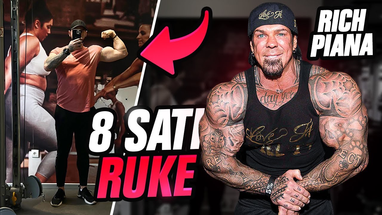 Rich Piana Challenge 8 SATI TRENIG RUKU DA LI SAM USPEO ?