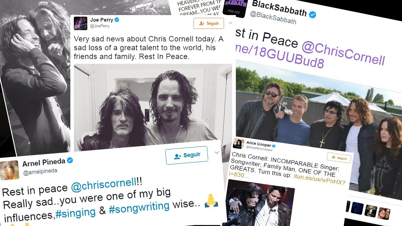 Chris Cornell's death - Friends and bands pay tribute + Megadeth plays Outshined