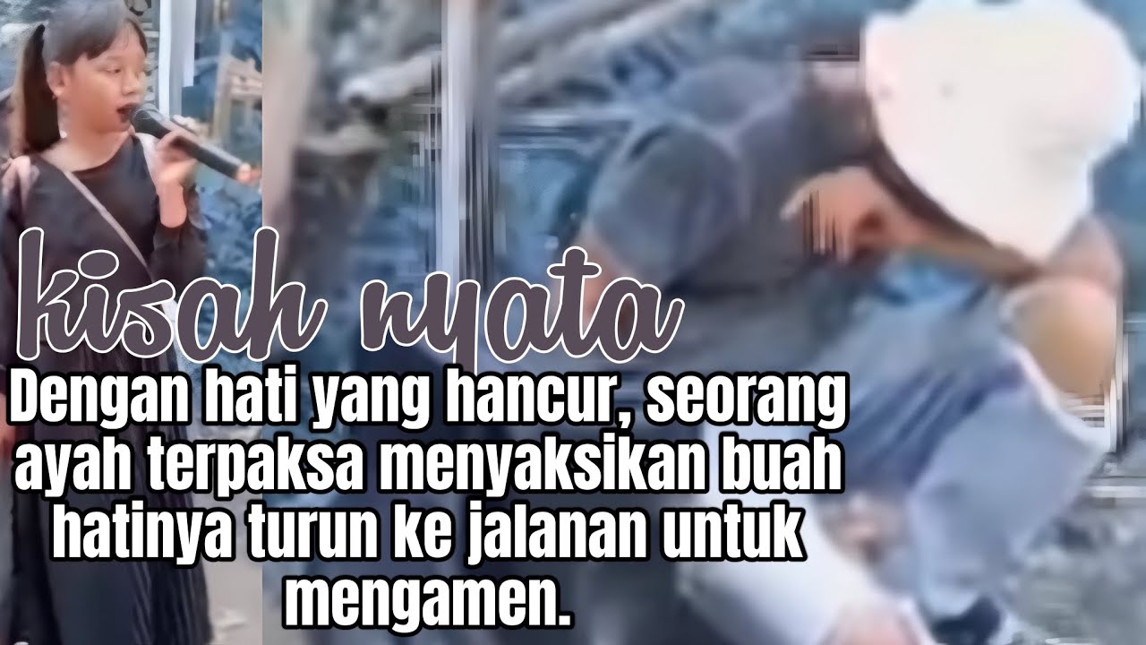 Semangat Hidup di Tengah Keterbatasan: Anak Ini Mengamen dari Rumah ke Rumah, Ayah Menahan Air Mata
