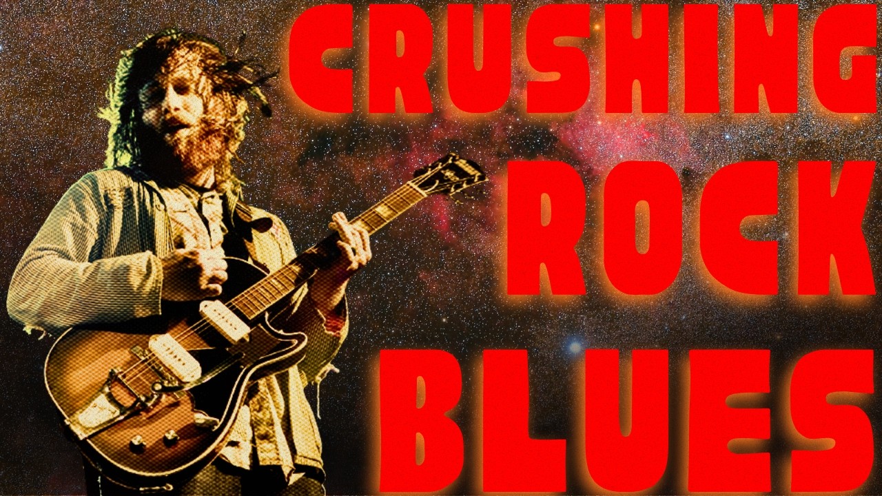 Crushing Blues Rock Blues Jam | Guitar Backing Track in G Minor
