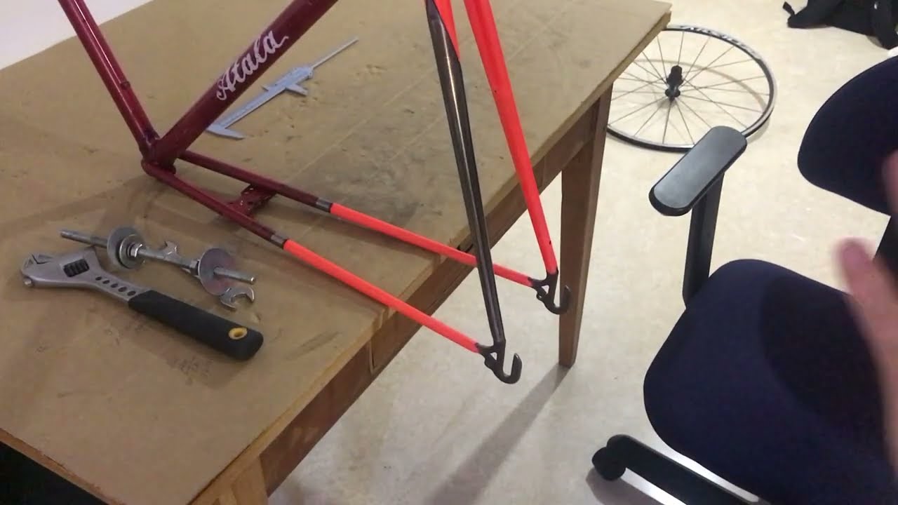 Zweite Entwicklung Video 1 #cheapbikebuildoff2026  Atala Singlespeed to Geared expand rear triangle