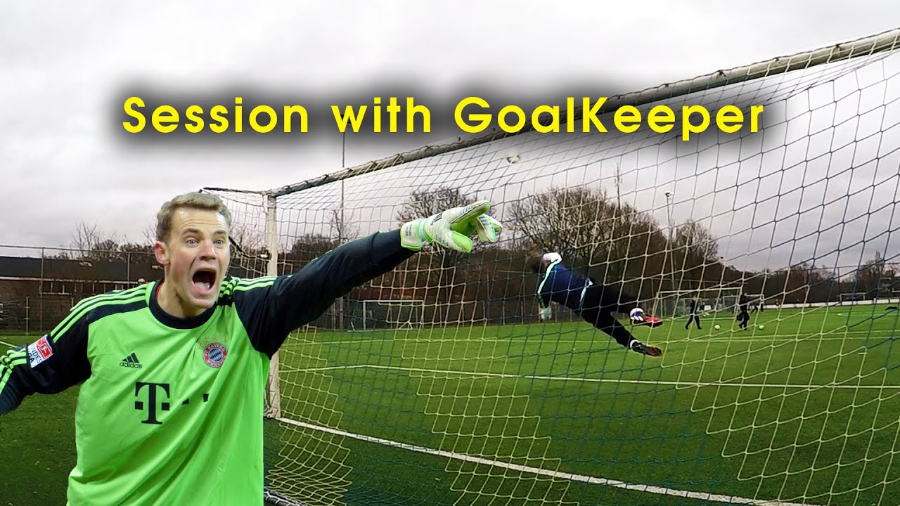 Session with a '' real '' Goalie. - vvbasvv