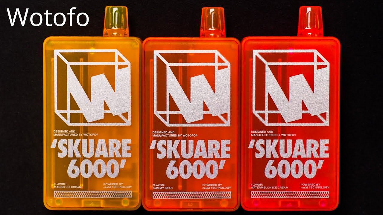 Wotofo Skuare 6000, a disposable pod with a removable battery