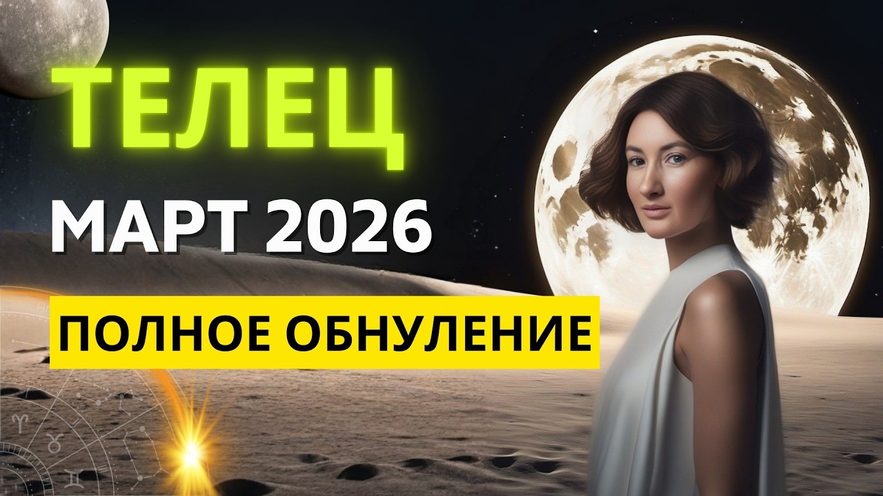 ТЕЛЕЦ ♉ март 2026 — ПЕРЕЗАГРУЗКА ЦЕЛЕЙ И ОТНОШЕНИЙ