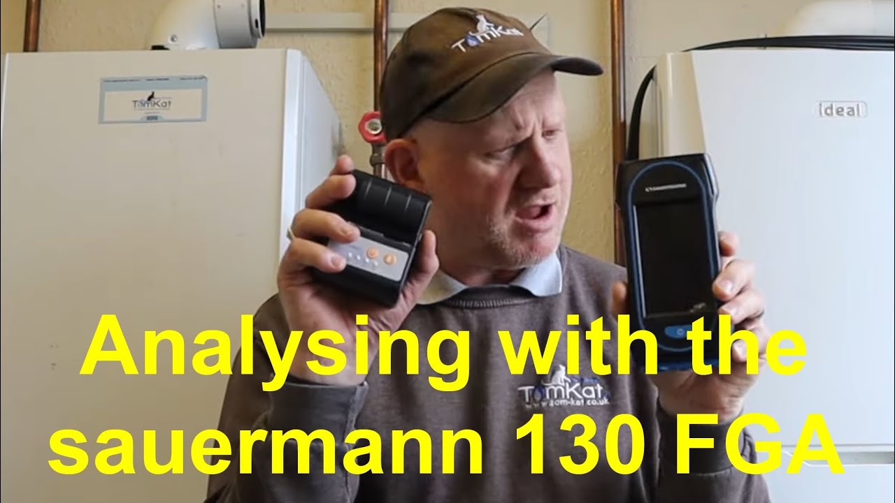 Using the Sauermann si-ca 130 flue gas analyser,  part 3. Analysing, printing,  mirroring the screen
