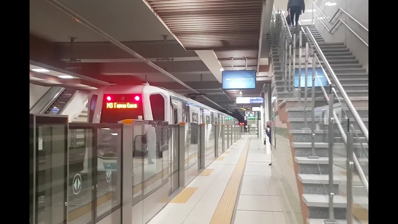 Метро София- М3 Овча Купел- Г. Баня (Нови Станции)|Sofia new metro stations on М3 (Siemens Inspiro)