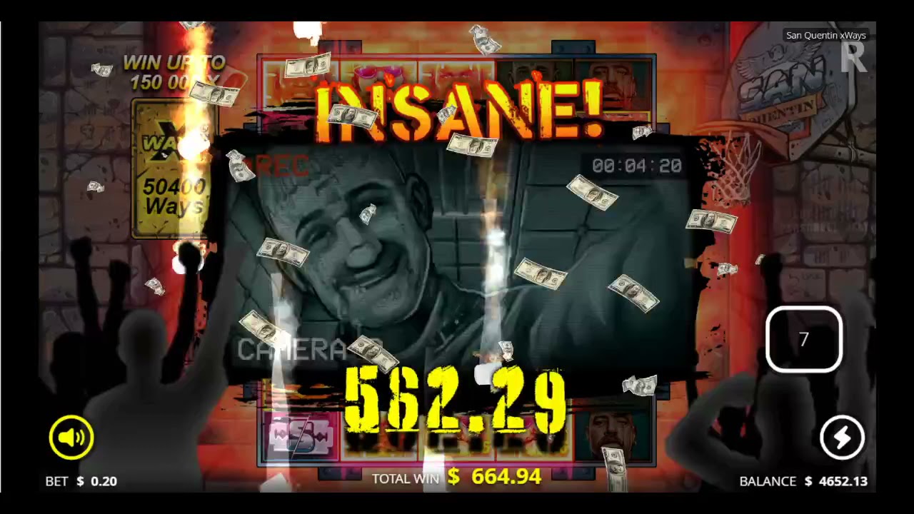 San Quentin max win. 150 000 X Low stake