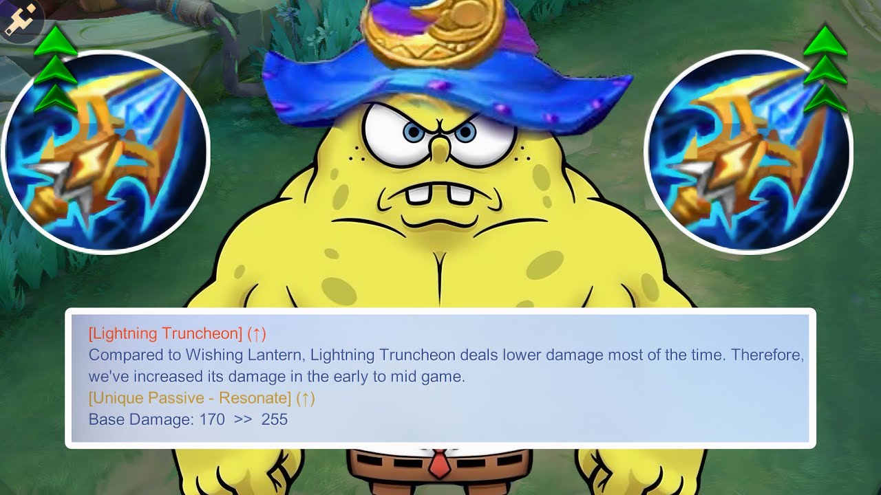 CYCLOPS SPONGEBOB LIGHTNING TRUNCHEON BUILD!⚡️(high damage)
