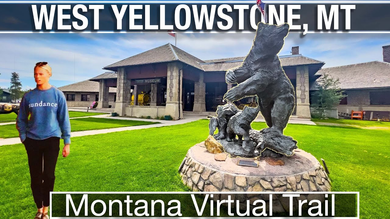 City Walks - West Yellowstone, Montana - Virtual Treadmill Workout and Scenery Tour