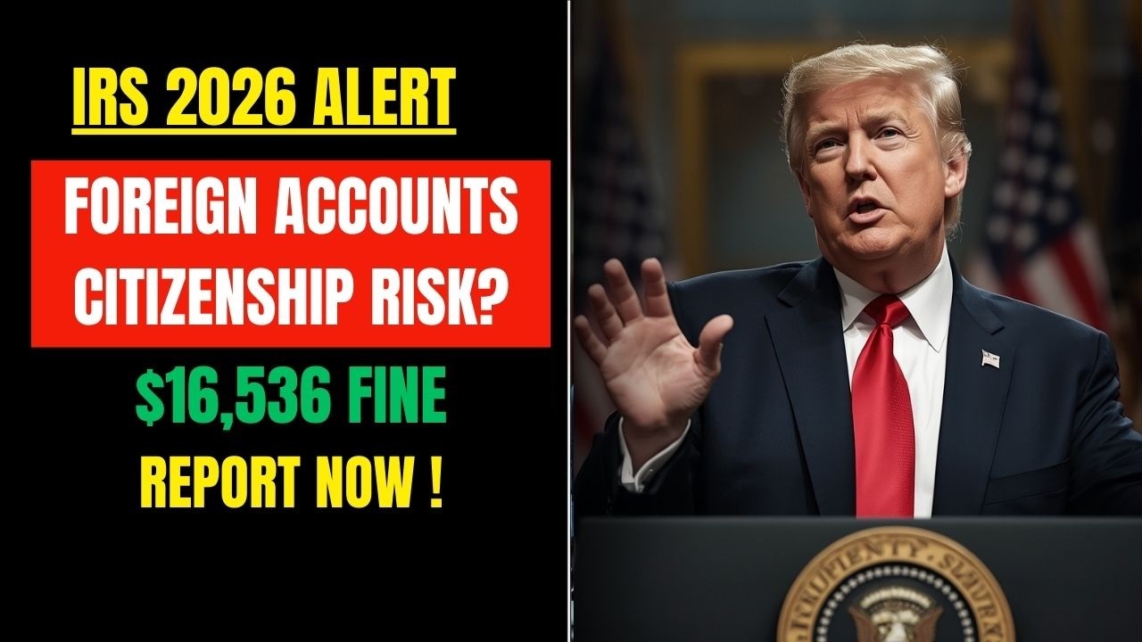 IRS 2026 Warning: Unreported Foreign Accounts Could Cost You $16,536|Social Security