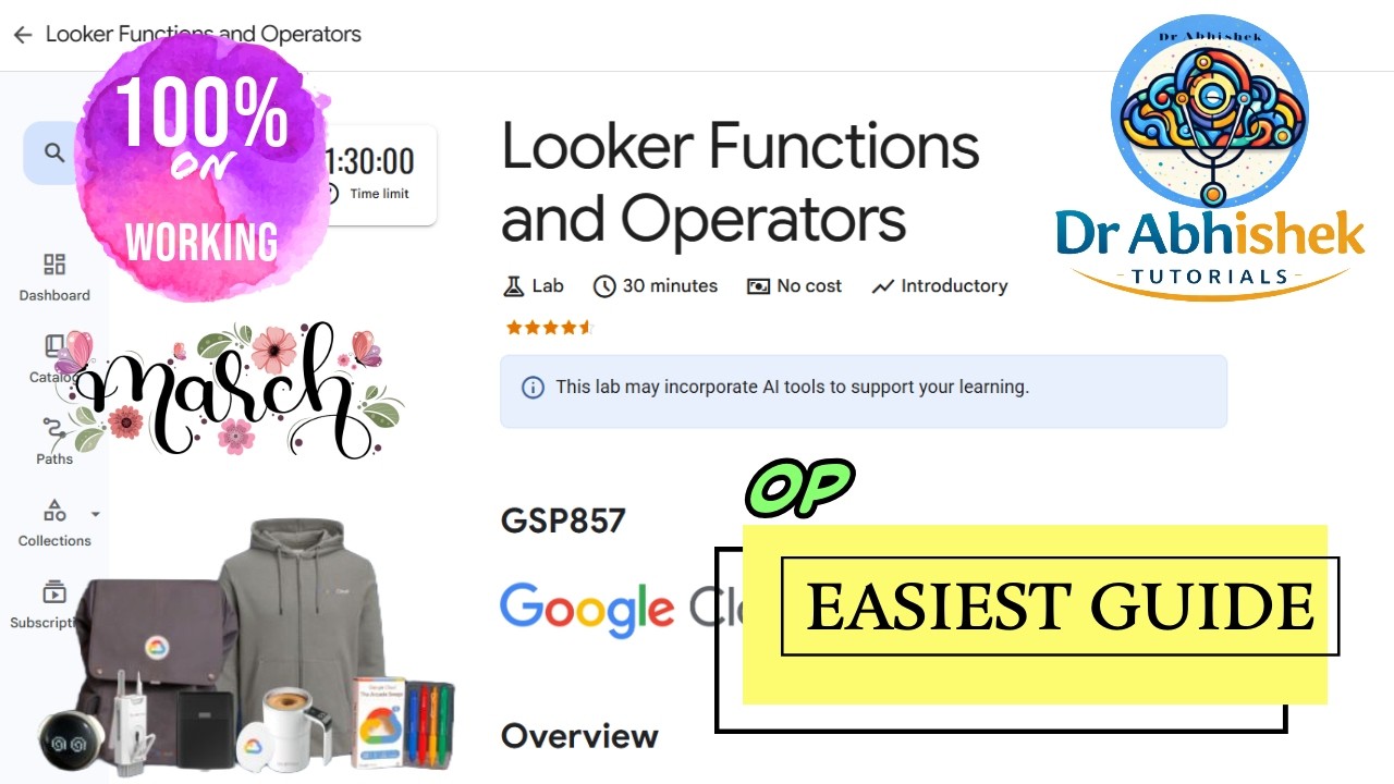Looker Functions and Operators | March 2026 | #GSP857 #qwiklabsarcade2026