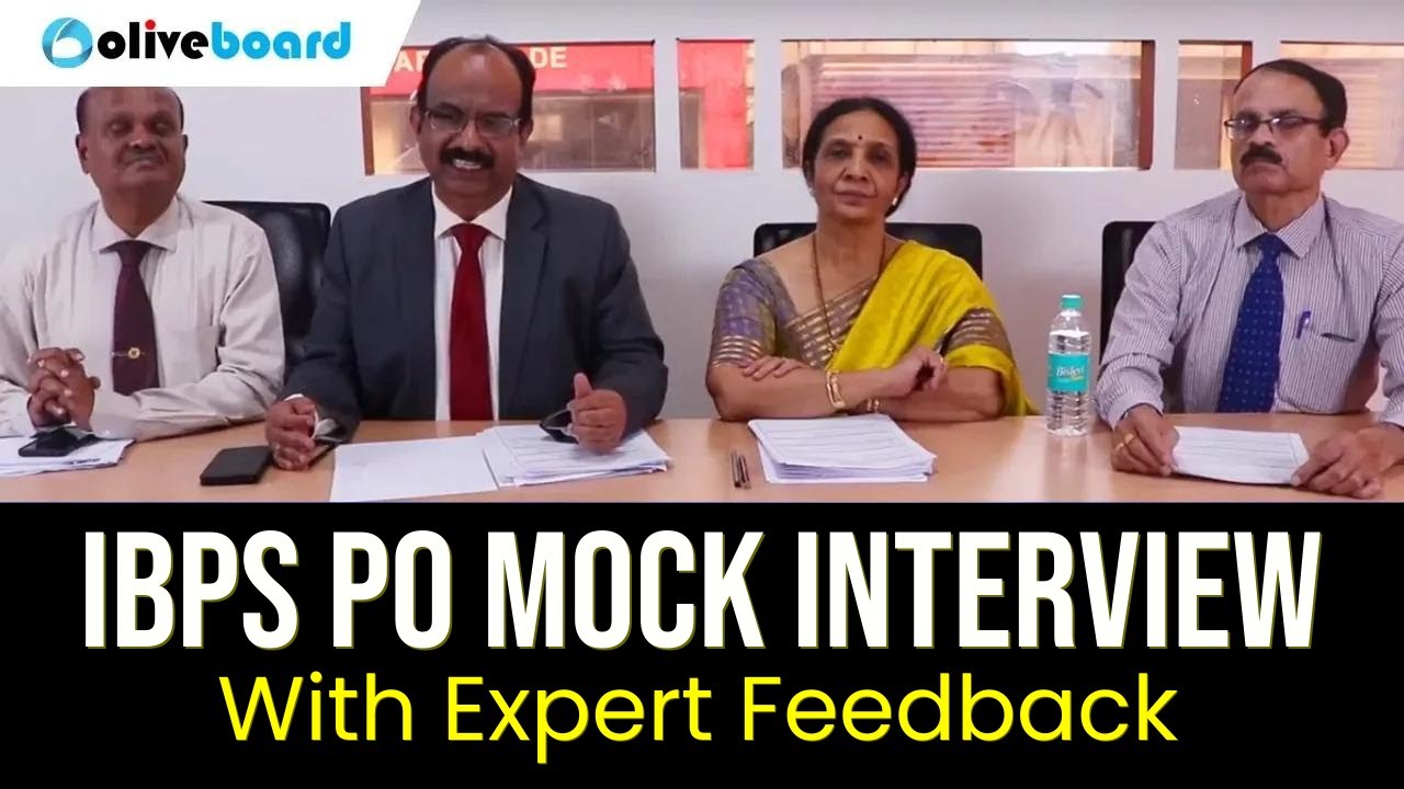 IBPS PO Mock Interview 2024 | Bank PO Interview 2024 | With Expert Feedback By Ex IBPS Panelist