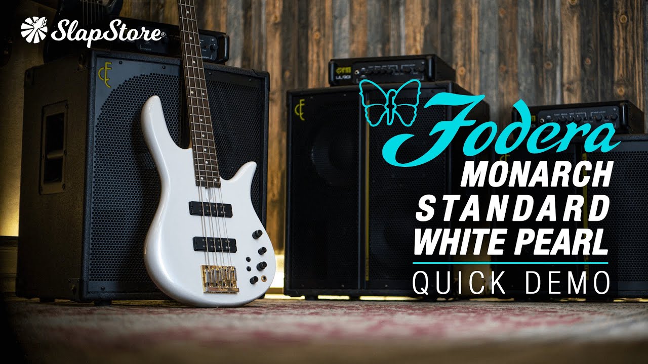 Quick Demo: Fodera Monarch Standard White Pearl 2012 (ft. @DavidVause)
