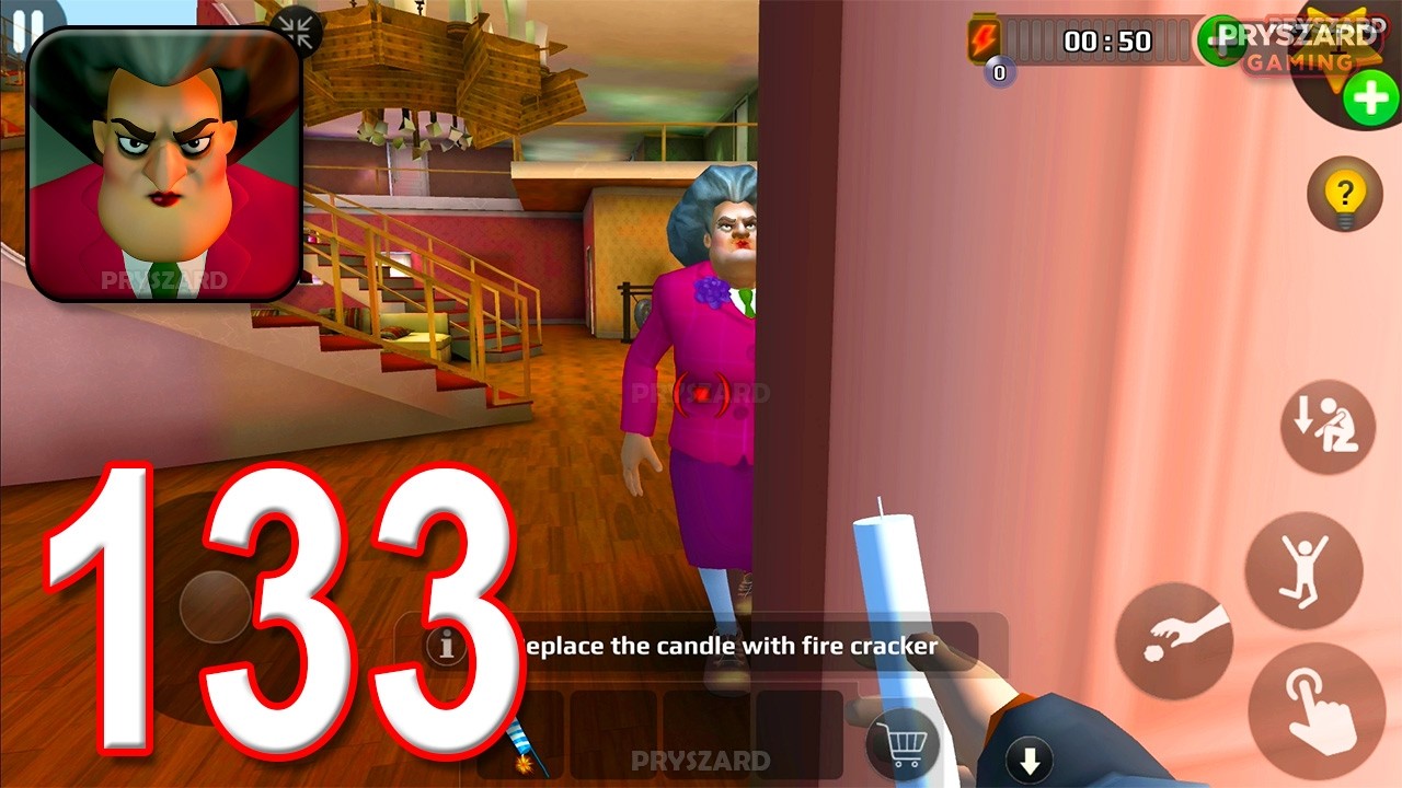 Scary Teacher 3D - Gameplay Walkthrough Part 133 - Chapter 1 Low Energy Challenge v5.0.2