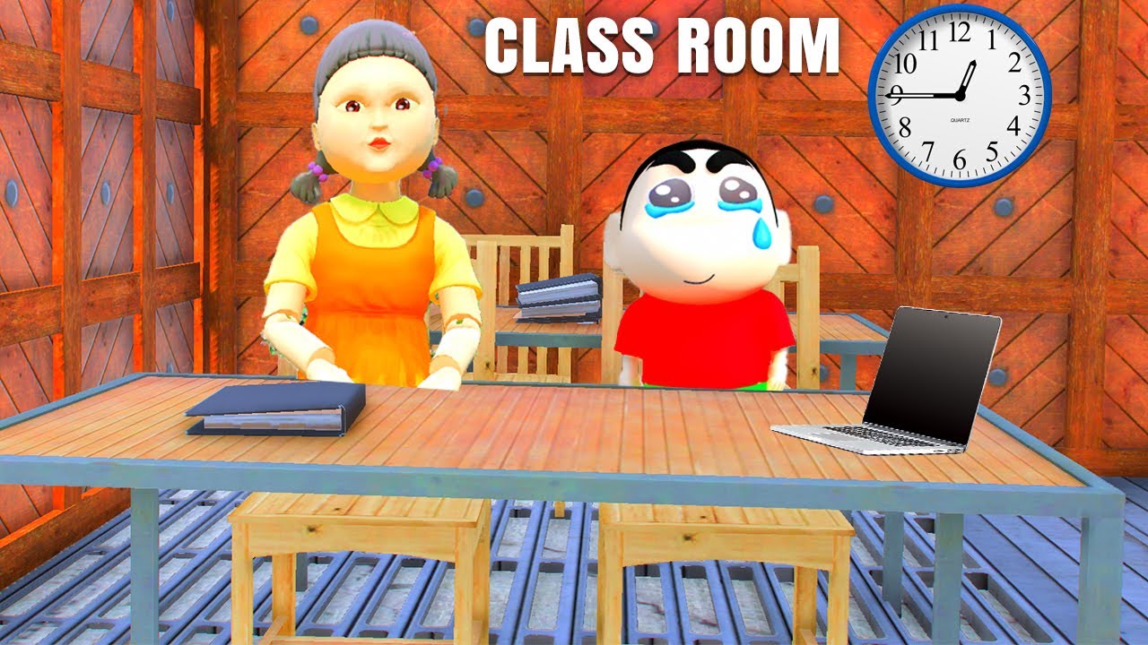 Franklin First Day in School With Shinchan in GTA 5
