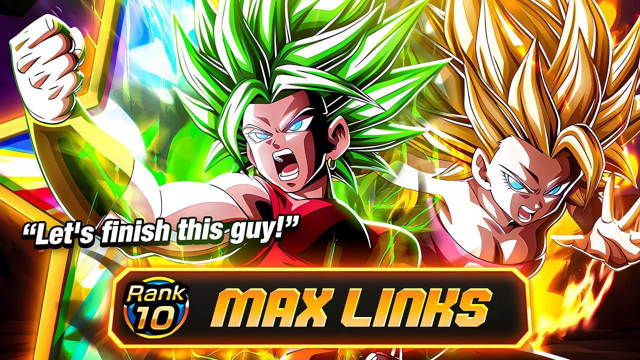 NOW WE'RE TALKING!! LR PHY SSJ2 Kale Caulifla 100% Max Links First Look | DBZ Dokkan Battle