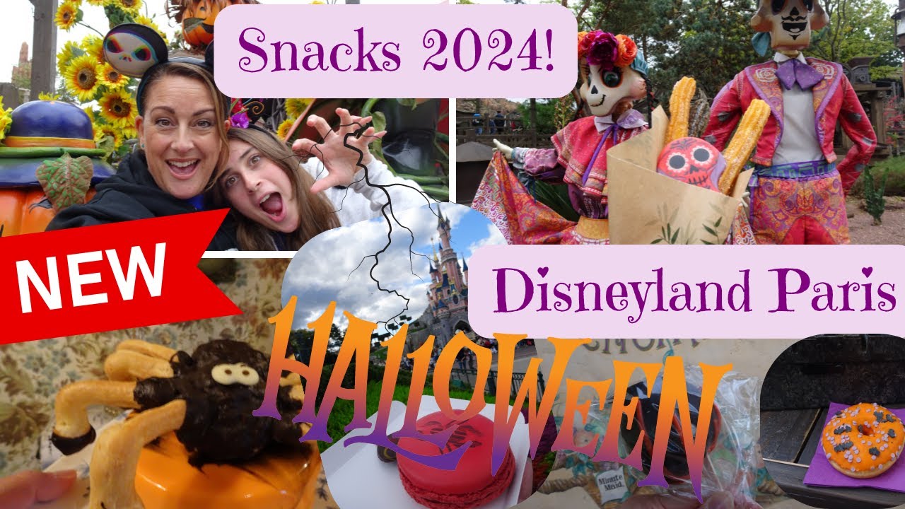 Disneyland Paris HALLOWEEN SNACKS 2024 - Where to buy, Prices & Taste Trying!